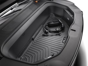 Rivian R1T Cargo Floor Liner - Husky Liners - WeatherBeater - Black - `22-`23